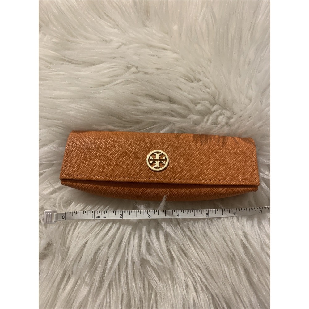 Tory Burch Orange Soft Shell Eyewear Sunglasses Case Orange Fancy
